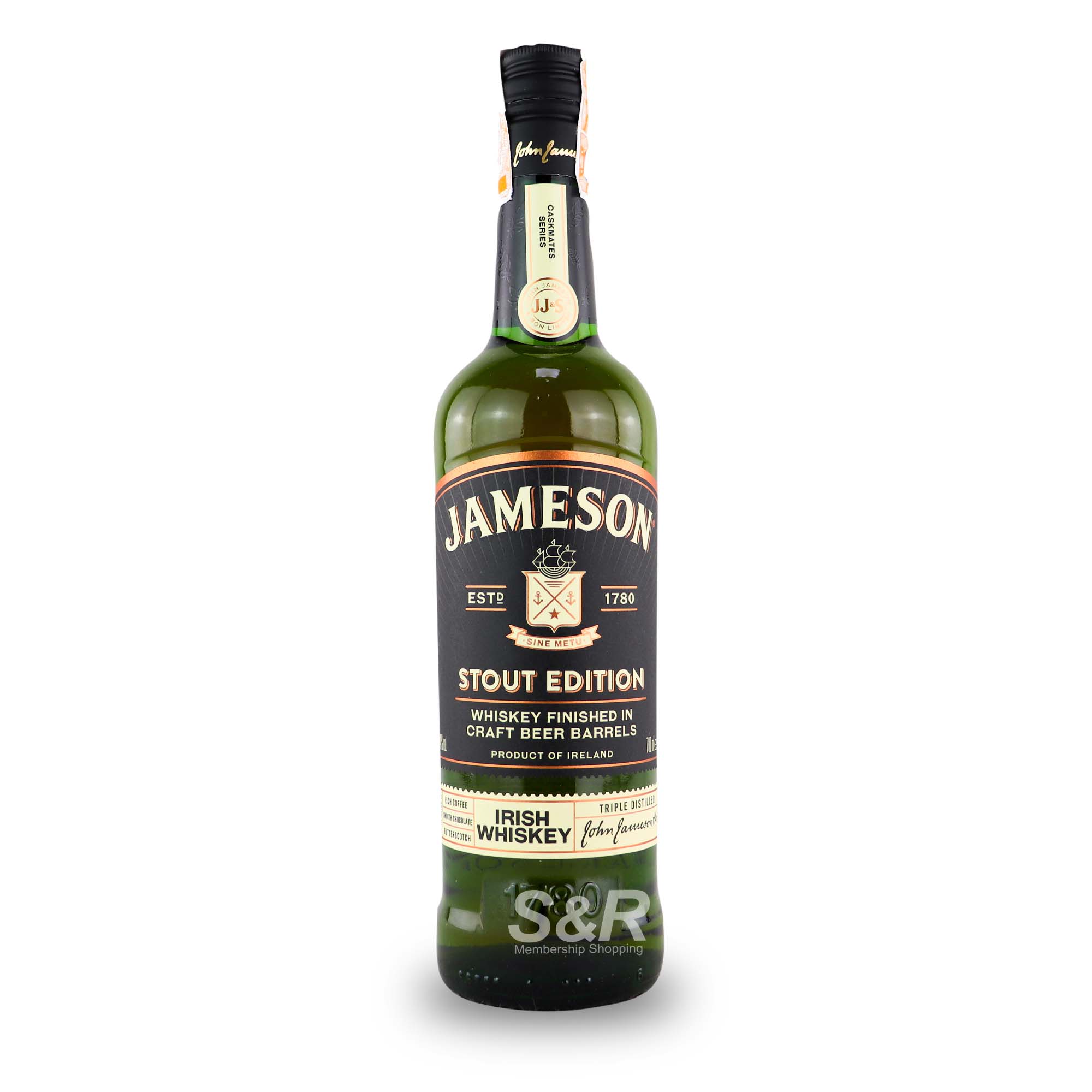 Jameson Stout Edition Irish Whiskey 700mL Jameson Stout Edition Irish Whiskey 700mL